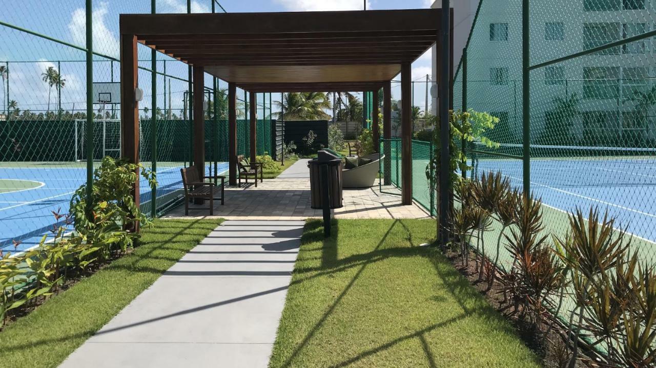 Flat Excelente Em Porto De Galinhas Palm Village Acqua Frente Para As Piscinas Exterior foto